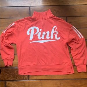 Pink by Victoria Secret quarter zip Size M